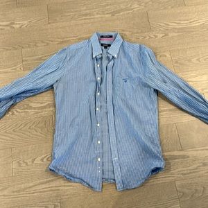 GANT Bel Air Poplin Fitted Shirt Mens Medium
